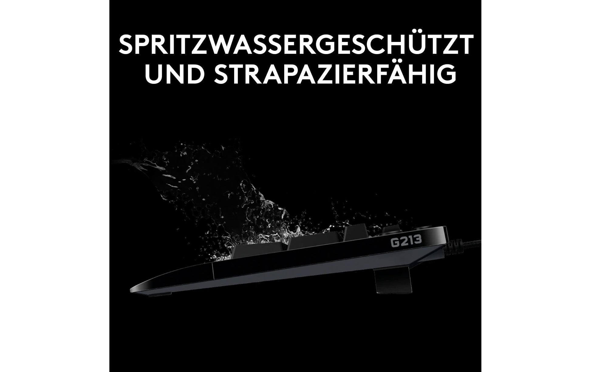 Logitech G G213 Prodigy – Gaming-Tastatur – kabelgebunden, USB-A – RGB – QWERTZ (DE) – Schwarz