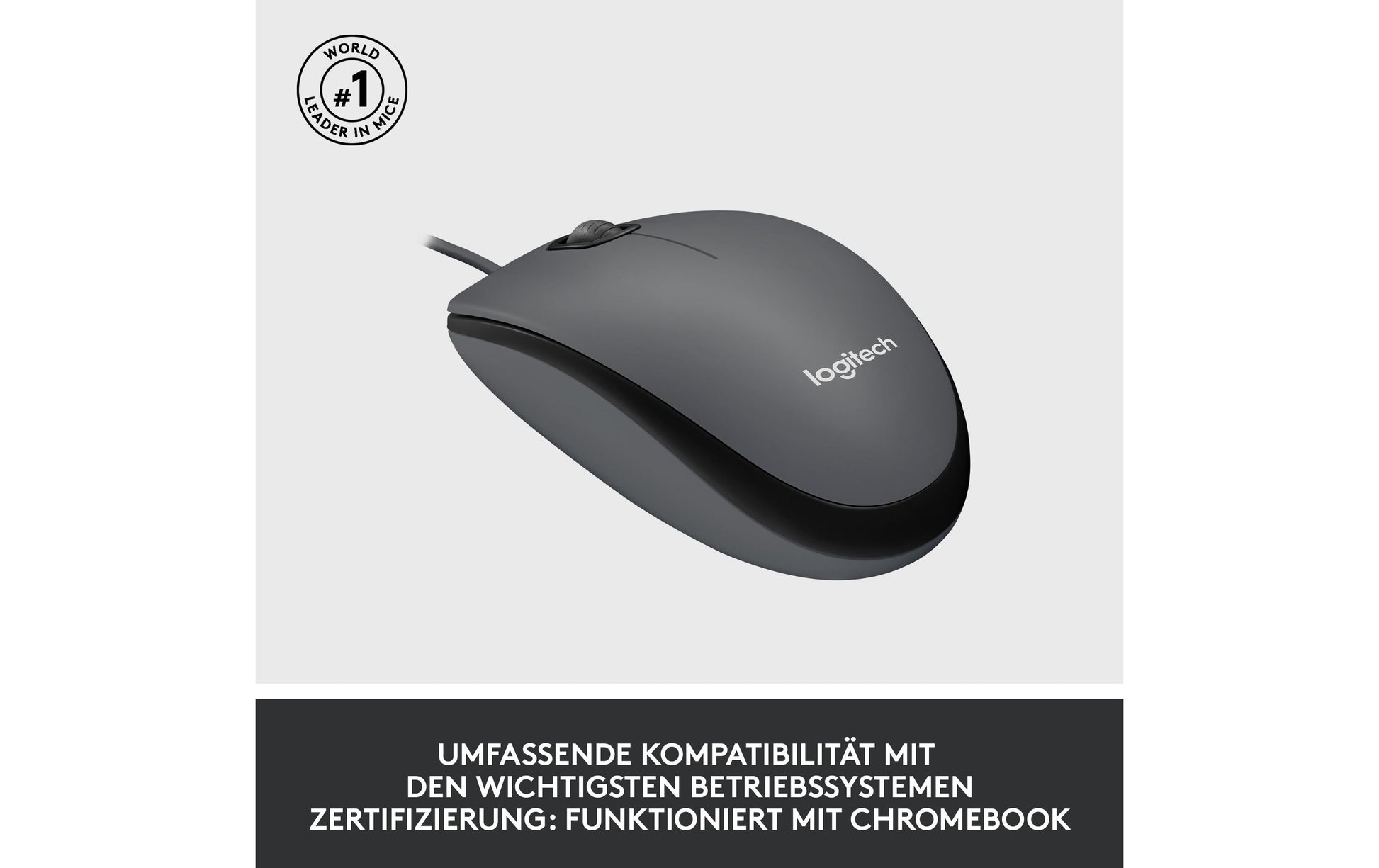 Logitech M100 Maus – Schwarz