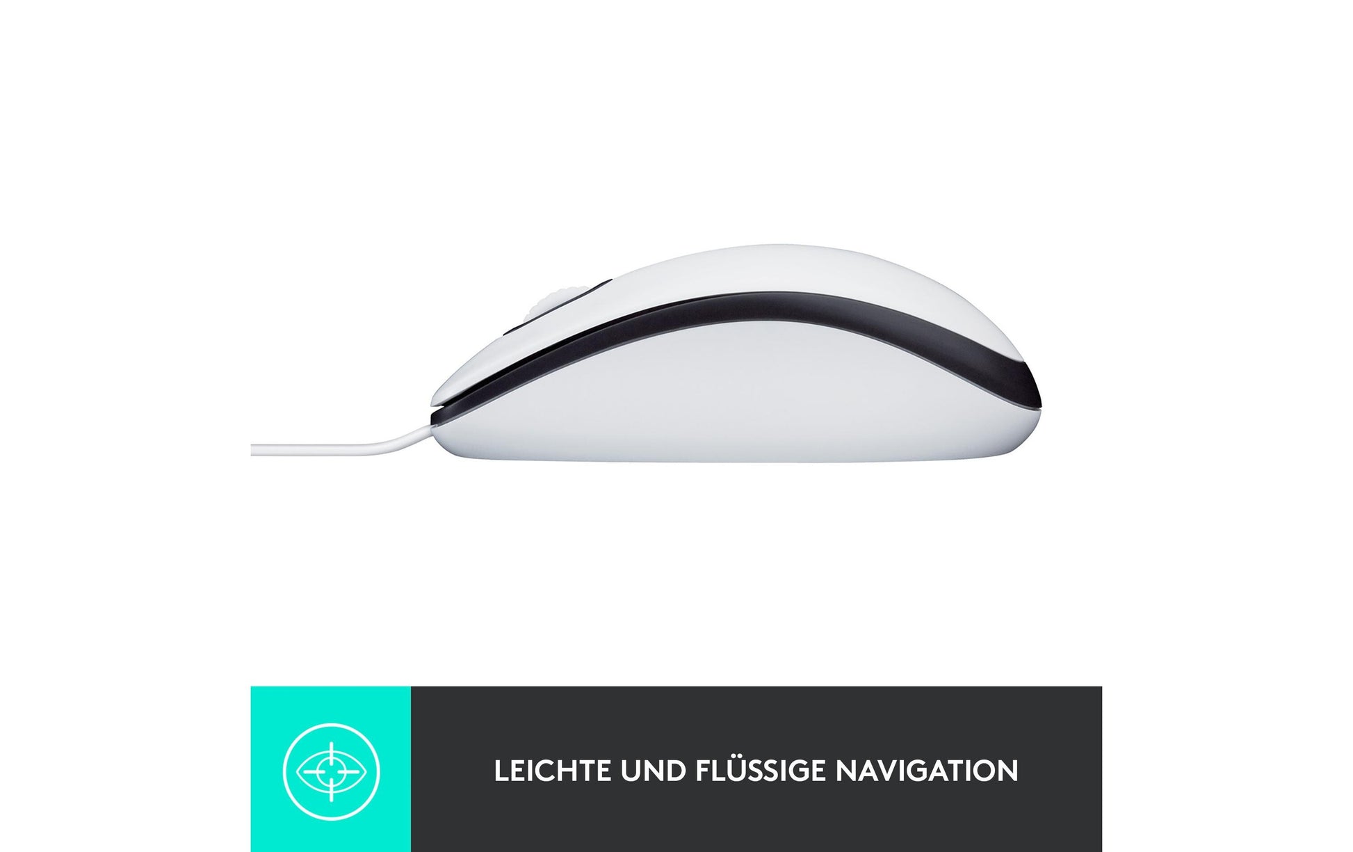 Logitech M100 Maus – Weiss