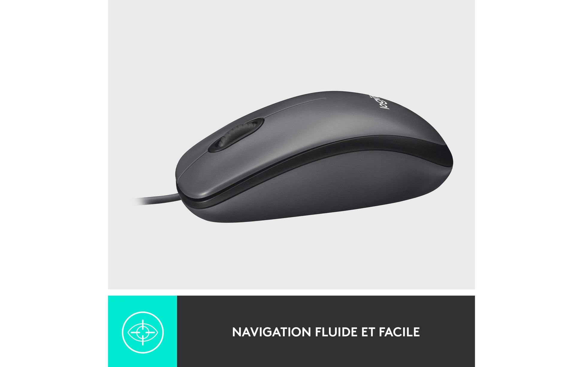 Logitech M100 Maus – Schwarz