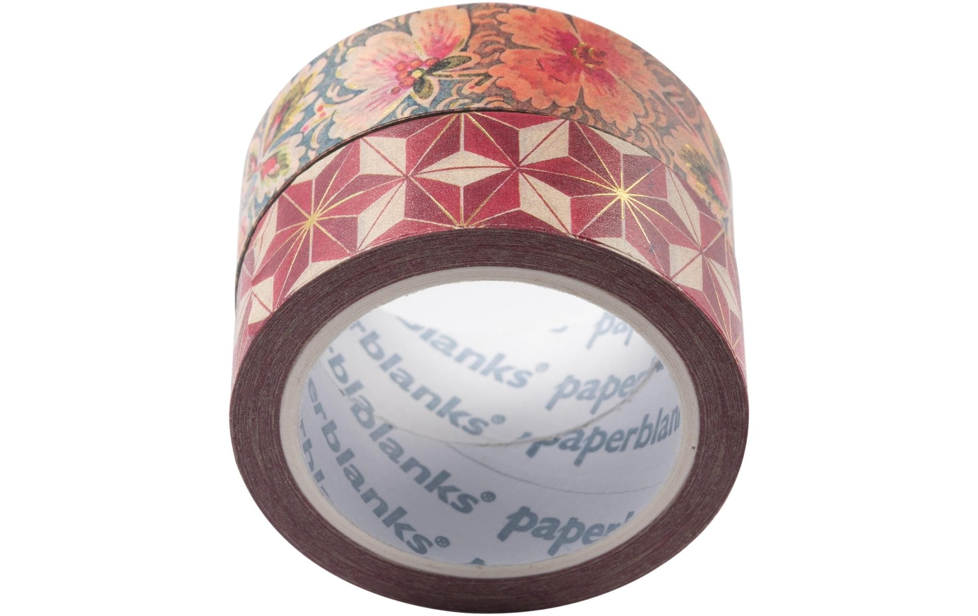 Paperblanks Washi Tape – 15 mm × 10 m, mehrfarbig, Papier, 2 Rollen