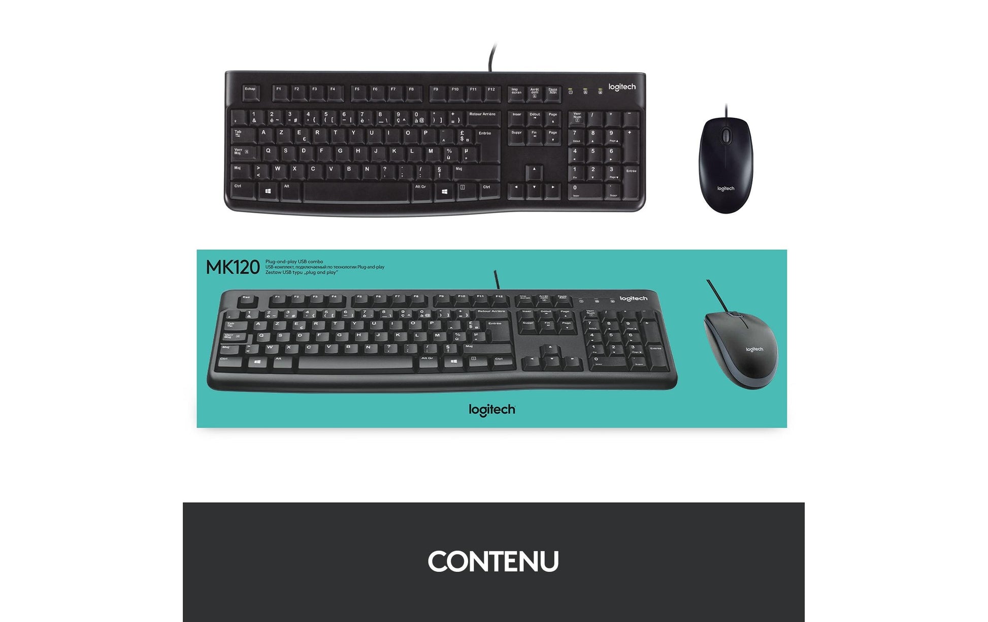 Logitech Desktop MK120 – Tastatur