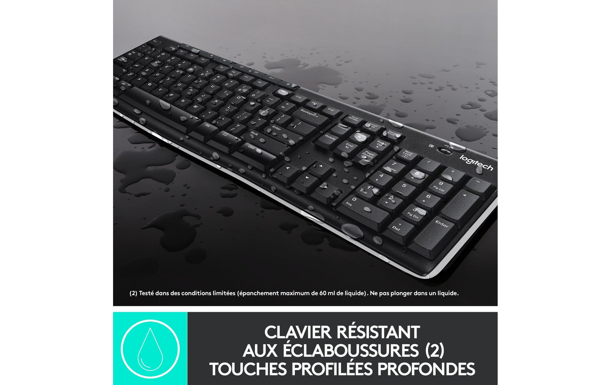 Logitech MK270 – Tastatur, kabellos, CH-Layout (DE-CH)
