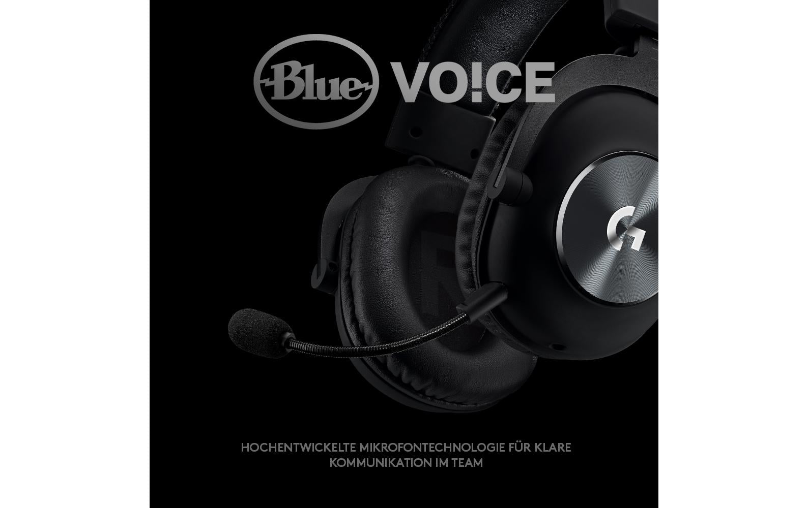 Logitech G PRO X Gaming-Headset – Over-Ear, Stereo, Kabel, Schwarz
