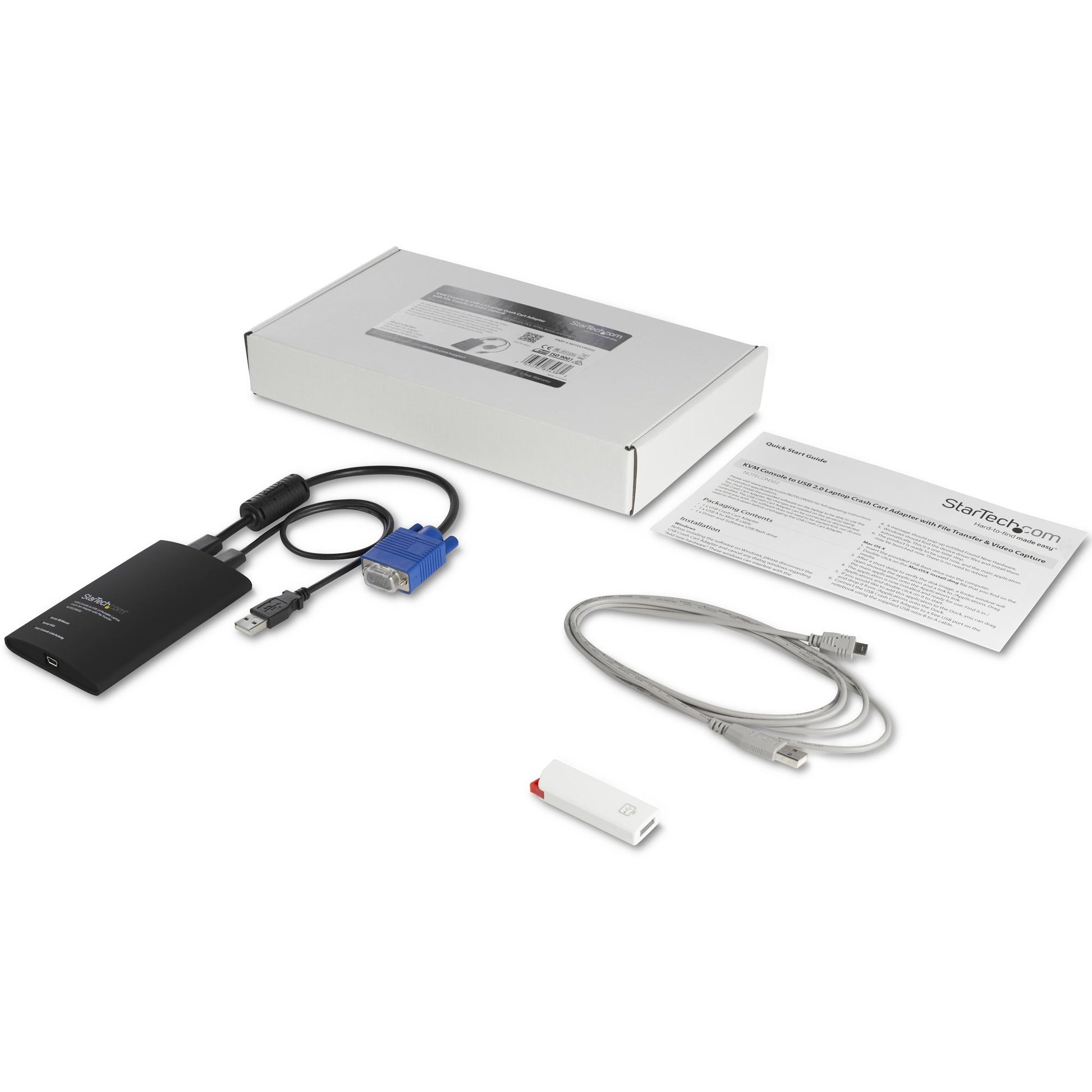 StarTech.com 1-Port CIM-/CAM-Modul VGA/USB – 1920 × 1200/60 Hz – für Headless-Geräte, Server, ATM, POS, Embedded