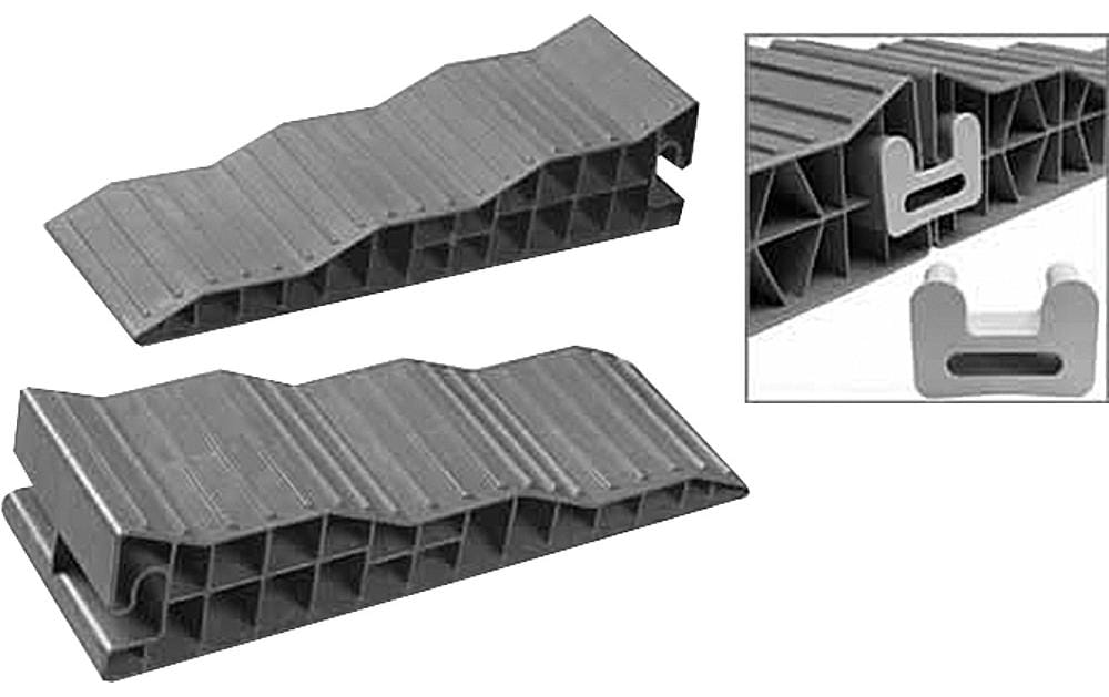 Froli Auffahrkeil Stufenkeil – 17,3 × 53 cm – 2 Stk.