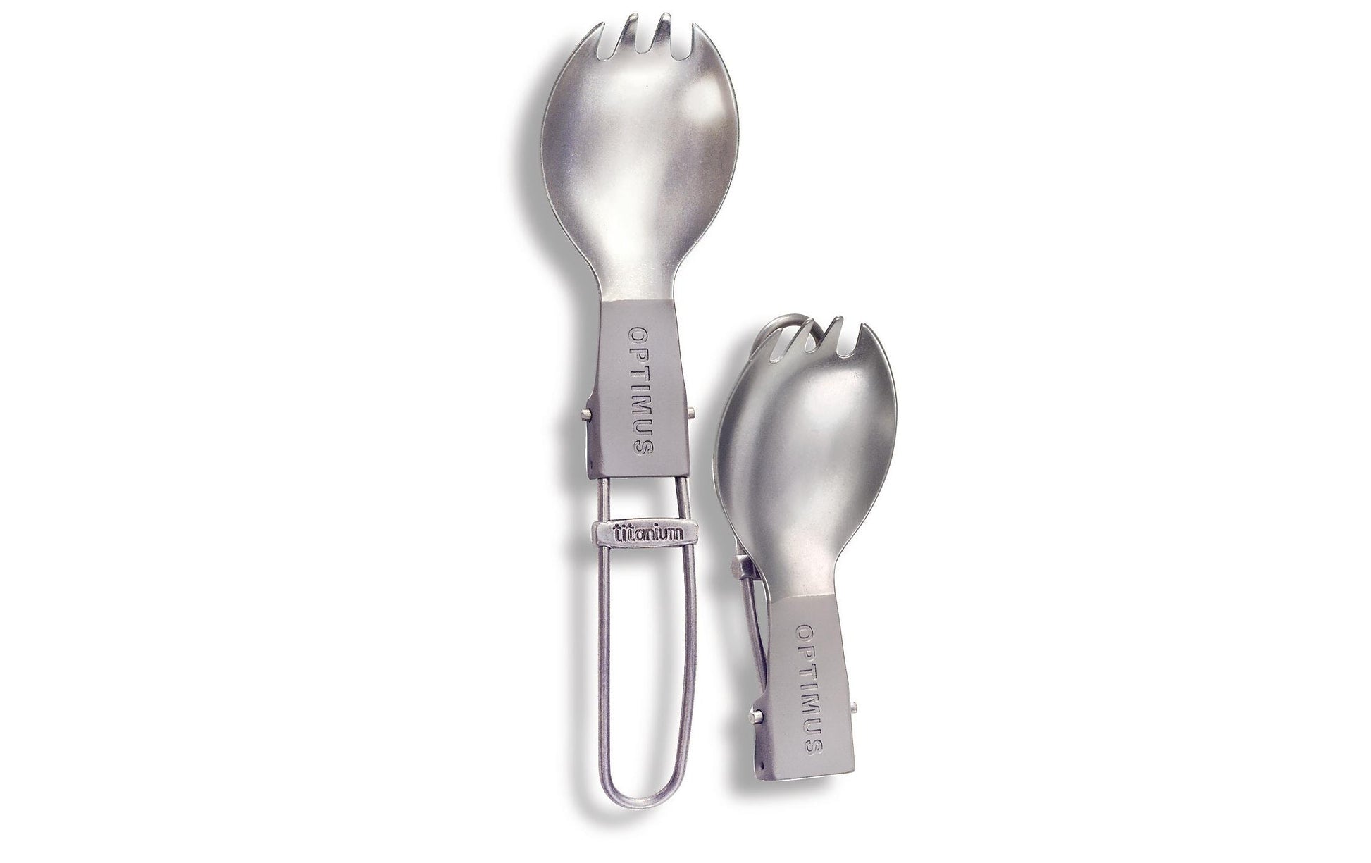 Optimus Spork – 16,5 cm, Titan, Silber, faltbar