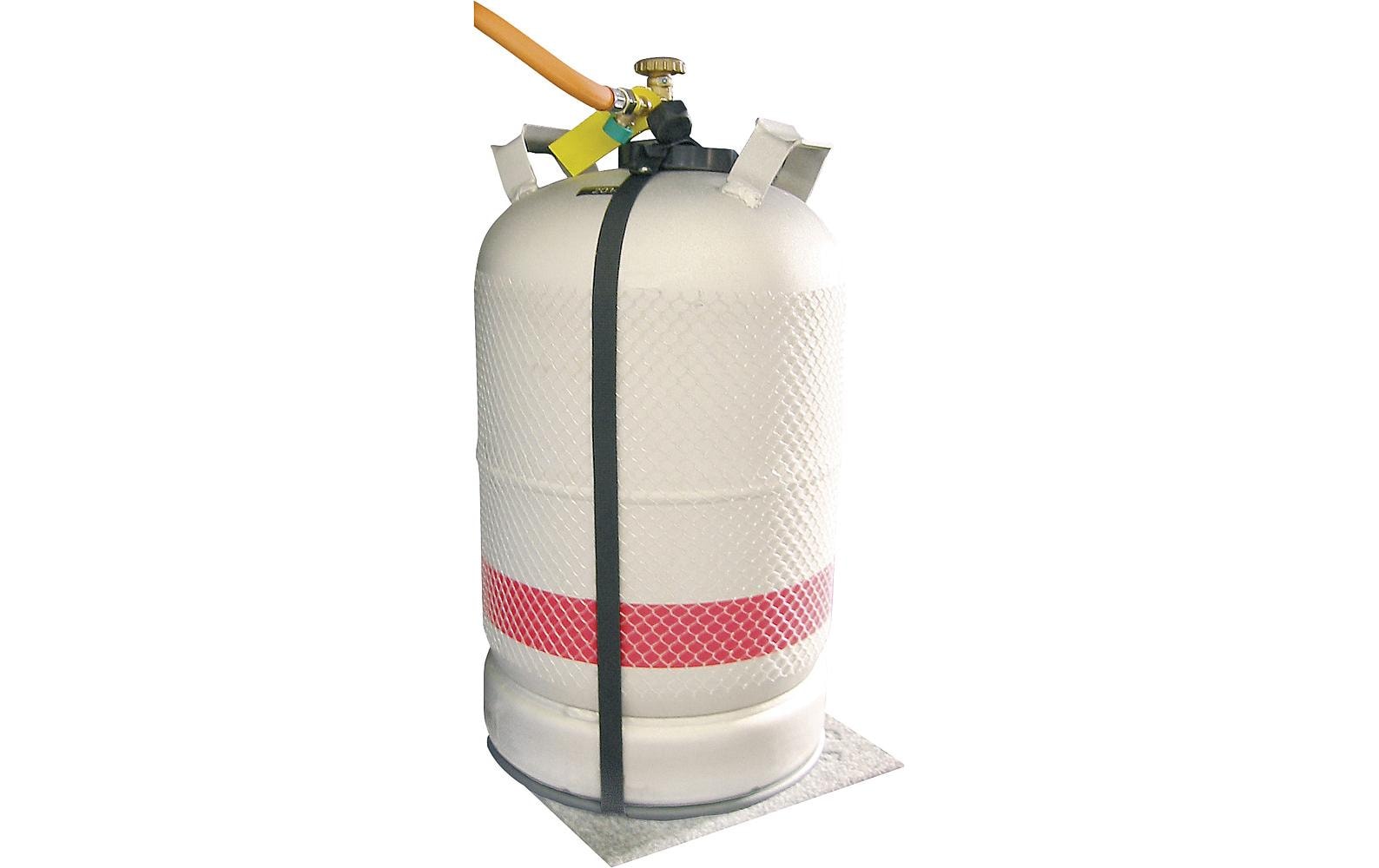 Froli Gasflaschenhalterung – für Gasflaschen 5 kg und 11 kg – Schwarz