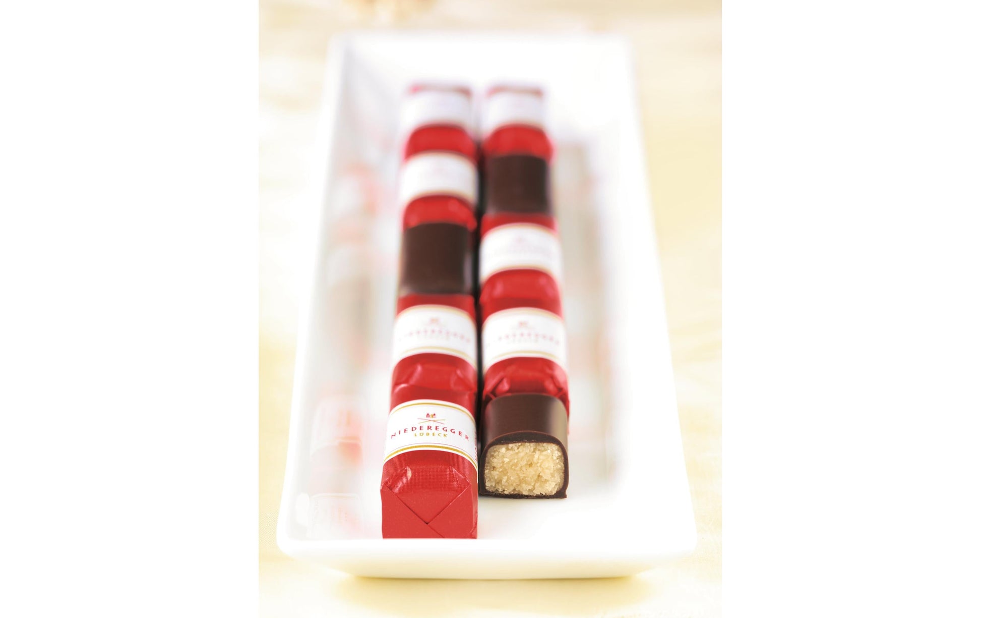 Niederegger Variationen Pralinen – Marzipan, Zartbitterschokolade – 100 g