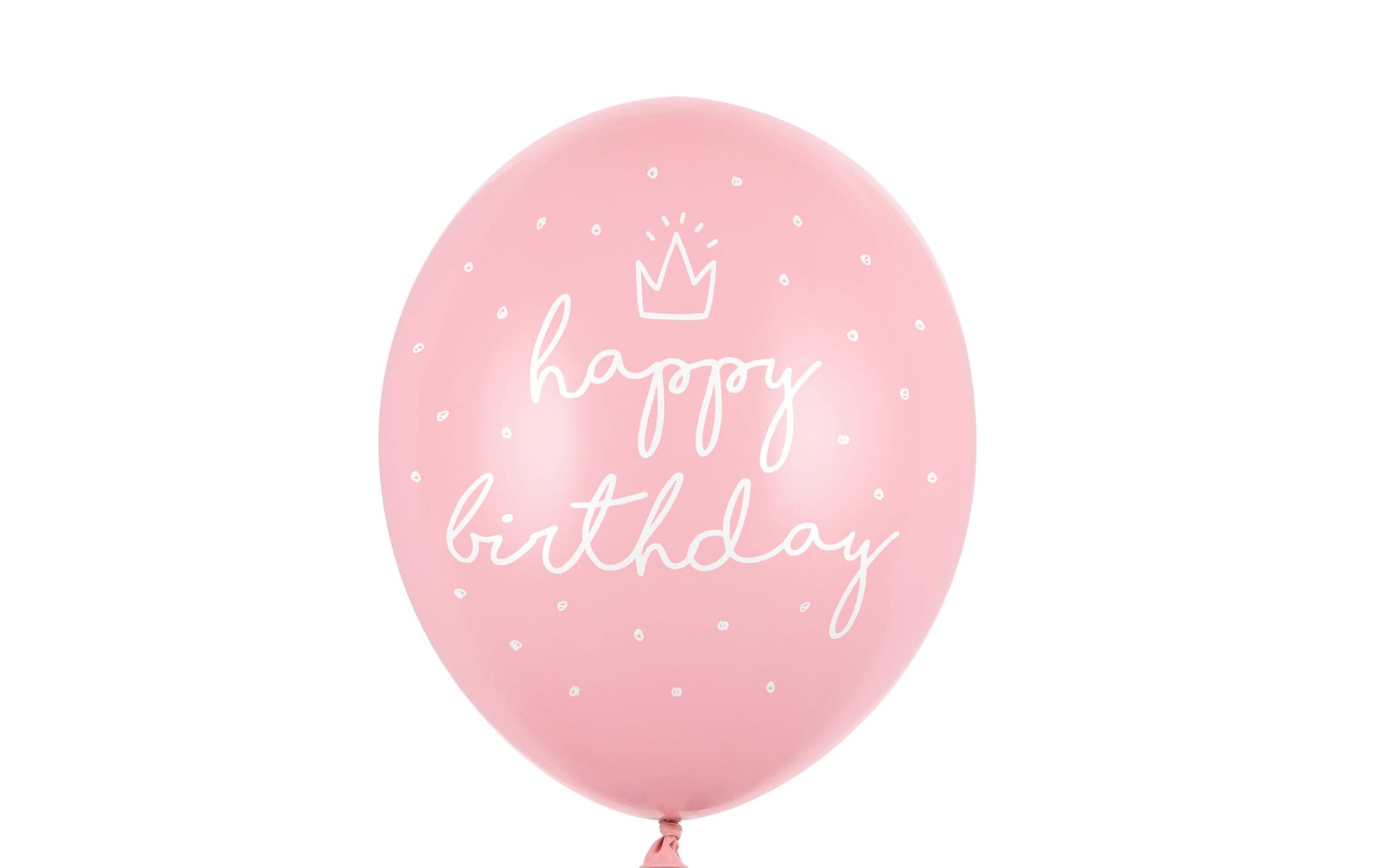 PartyDeco Luftballons Happy Birthday – mehrfarbig – Ø 30 cm – Latex – 6 Stk