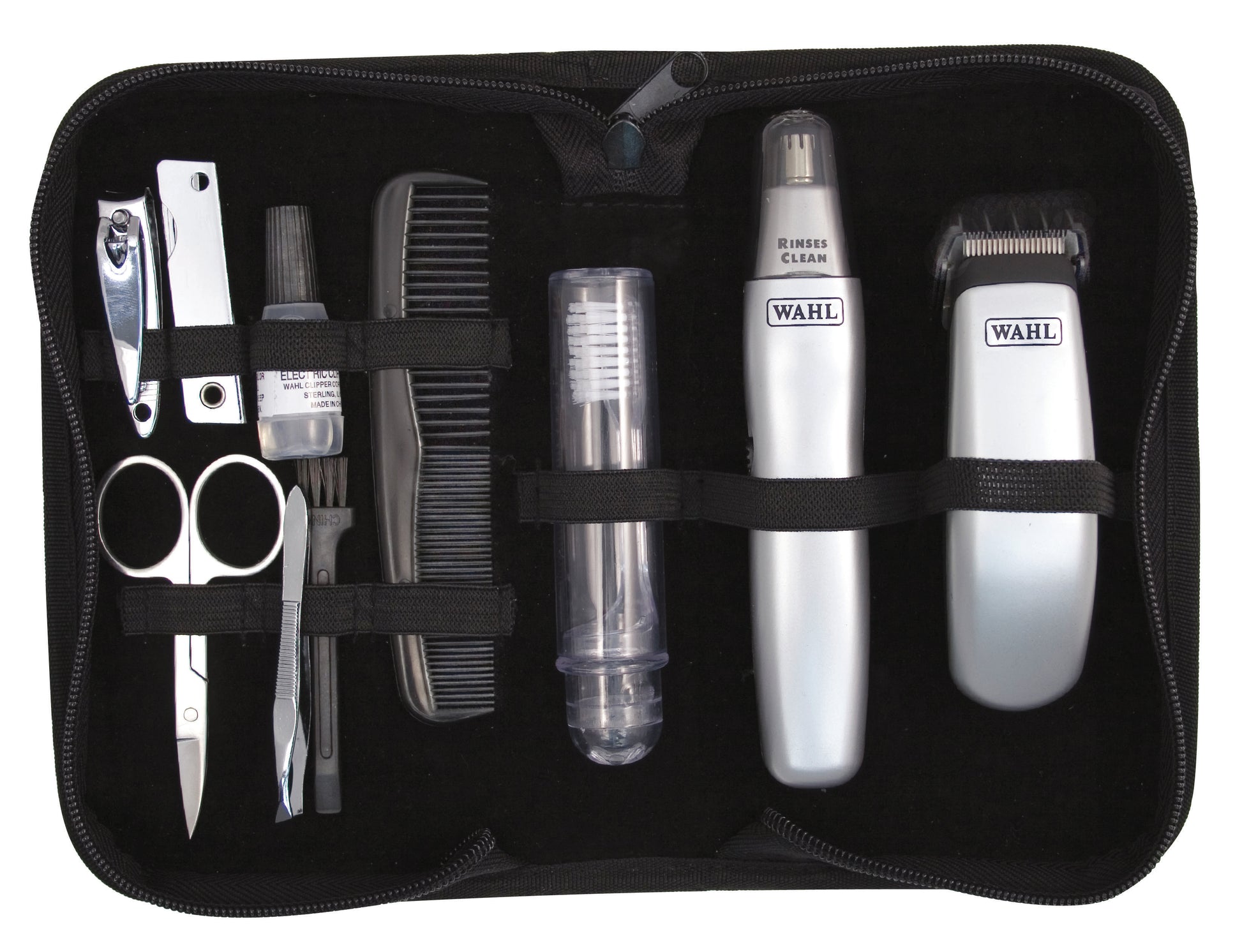 Wahl Haarschneider-Set – Batteriebetrieben (AA), Schnittbreite 2,8 cm – Silber