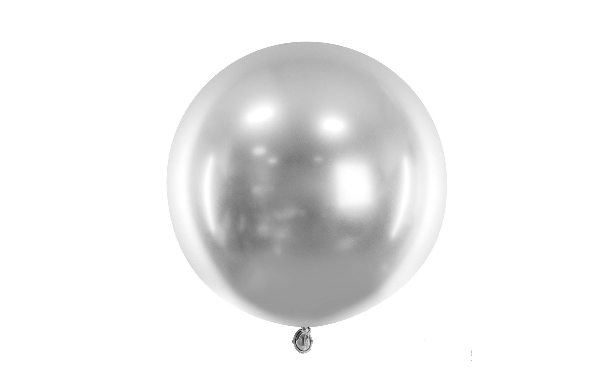 PartyDeco Hochzeitsballons – Silber – Ø 60 cm – Latex – 1 Stück