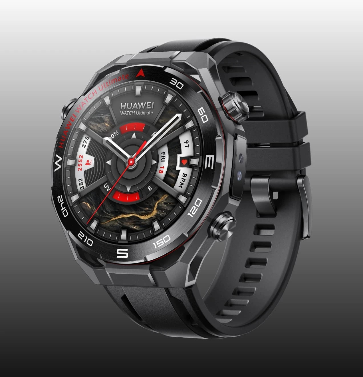 Huawei Sportuhr 3.81 – Smartwatch – 48,5 mm, 1,5", WLAN, GPS, LTPO, 466×466 px, Schwarz
