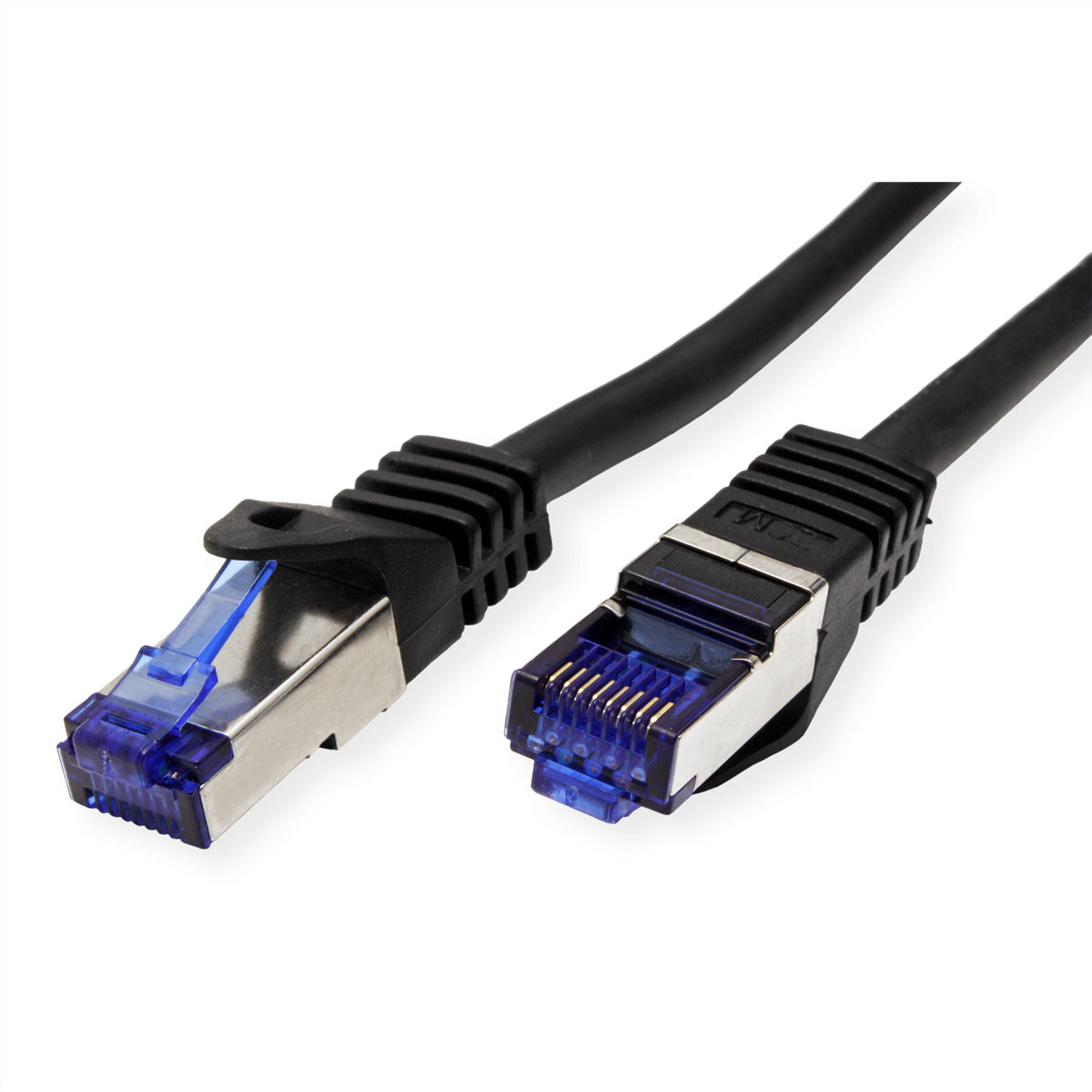 VALUE Patchkabel – Cat6A S/FTP (PiMF), 50 m, Schwarz, LSOH, RJ-45