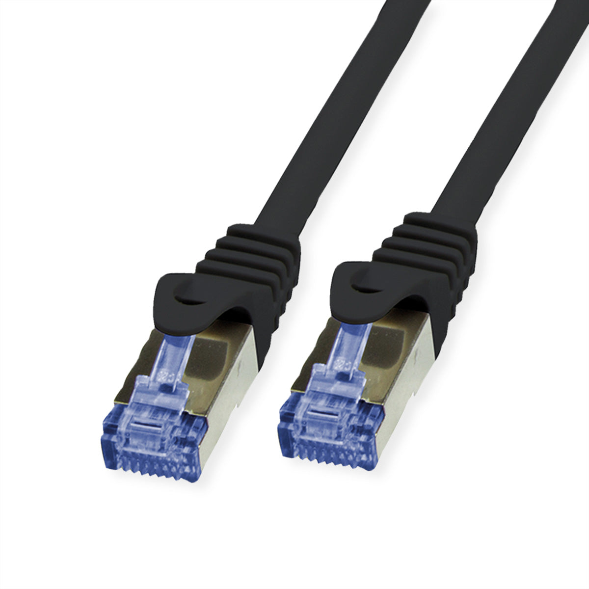 VALUE Patchkabel – Cat6A S/FTP (PiMF), 50 m, Schwarz, LSOH, RJ-45
