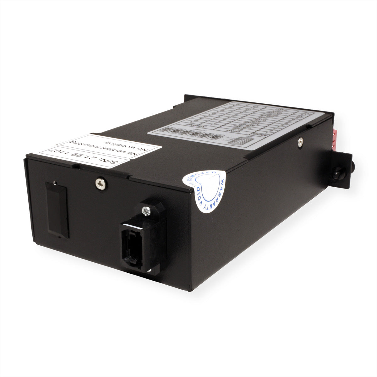 VALUE MPO-Modul – MPO (männlich) zu 12× LC (weiblich), Multimode OM4, Schwarz, 74,7×126,6×37,5 mm
