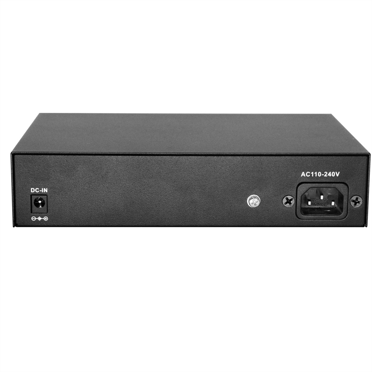 VALUE PoE Switch – 9× 1G, 1× SFP, 8× PoE (30 W/Port), PoE Budget 150 W, schwarz