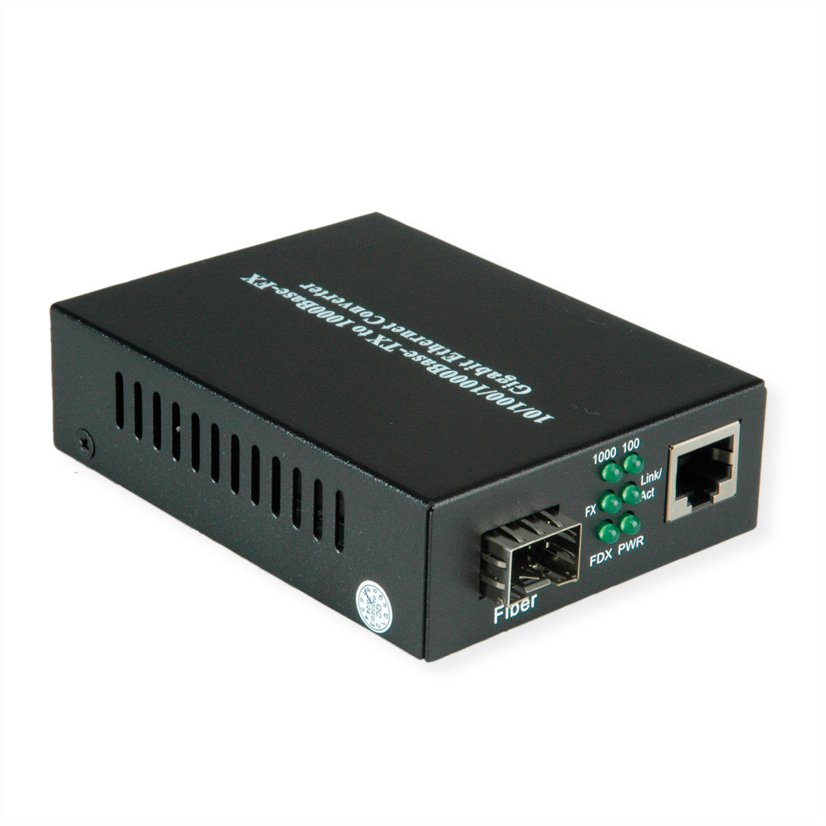 VALUE Medienkonverter LC zu RJ-45 – 1 Gbit/s (SFP, Single-/Multimode), 1× RJ-45 – für Gigabit-Ethernet