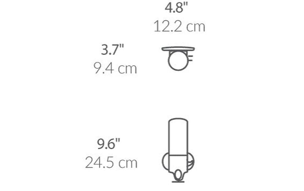 simplehuman BT1034 Manueller Seifenspender – Wandmontage – 444 ml, Silber, Edelstahl