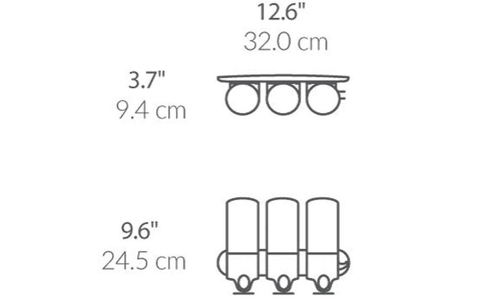 simplehuman BT1029 Manueller Seifenspender – Wandmontage – 444 ml, silber, Edelstahl