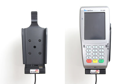Brodit ProClip 532304 Kfz-Ladehalterung – Auto, Zigarettenanzünder – für VeriFone VX 680 – Schwarz