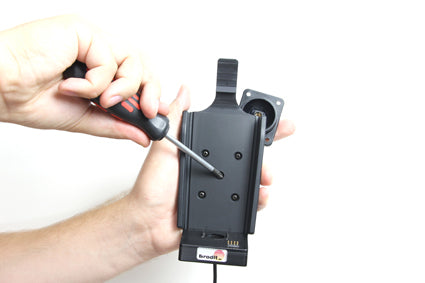 Brodit ProClip 532304 Kfz-Ladehalterung – Auto, Zigarettenanzünder – für VeriFone VX 680 – Schwarz