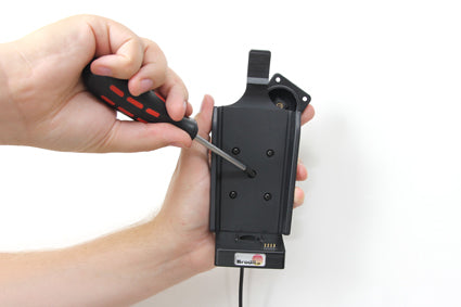 Brodit ProClip 532305 – Auto-Ladegerät – Zigarettenanzünder 12/24 V – für VeriFone VX 670 – Schwarz