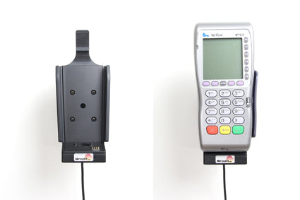 Brodit ProClip 532305 – Auto-Ladegerät – Zigarettenanzünder 12/24 V – für VeriFone VX 670 – Schwarz