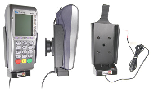 Brodit ProClip 532304 Kfz-Ladehalterung – Auto, Zigarettenanzünder – für VeriFone VX 680 – Schwarz