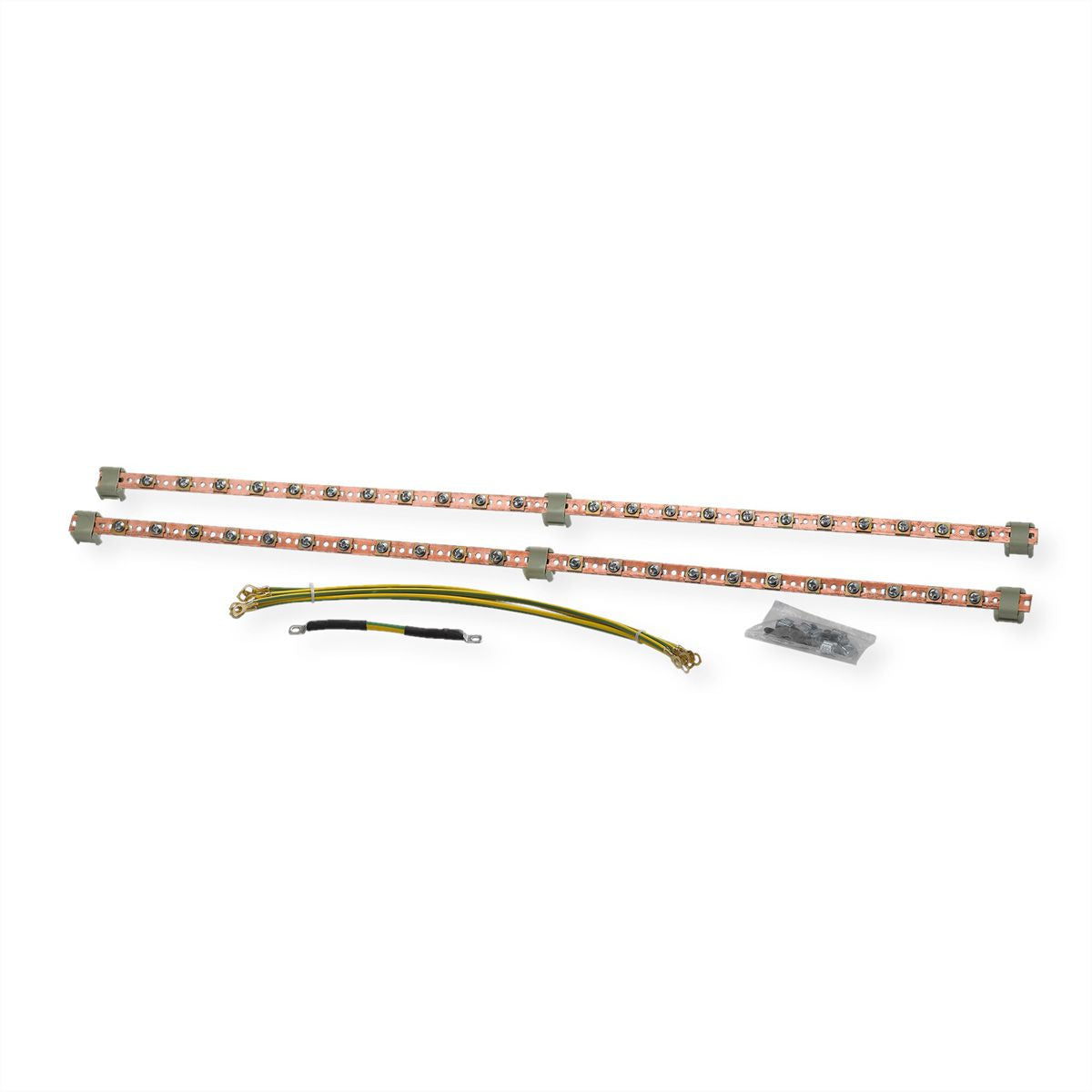 ROLINE 19" Rangierpanel, inkl. Erdungskabel, Befestigungsmaterial – für ROLINE 19"-Schränke – mehrfarbig