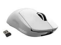 Logitech G PRO X SUPERLIGHT – Gaming-Maus – Kabellos (2,4 GHz), 25600 DPI, Rechts, Weiss