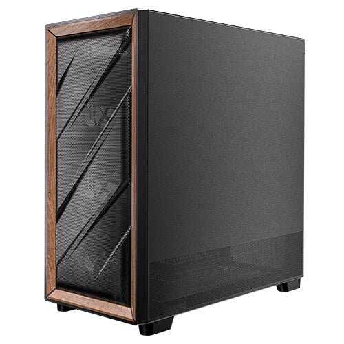 Antec FLUX – PC-Gehäuse – Midi-Tower ATX, Schwarz, Seitenfenster, 5× Lüfter, 360/420 mm Radiatorunterstützung