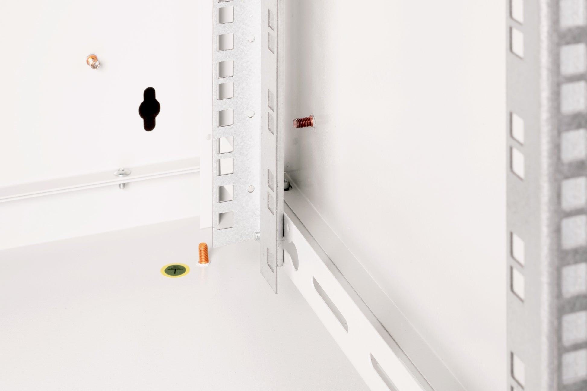 Digitus Unique – 19" Wandverteiler 16U, IP20, abschliessbar, 600 × 600 × 820 mm, lichtgrau, Stahl