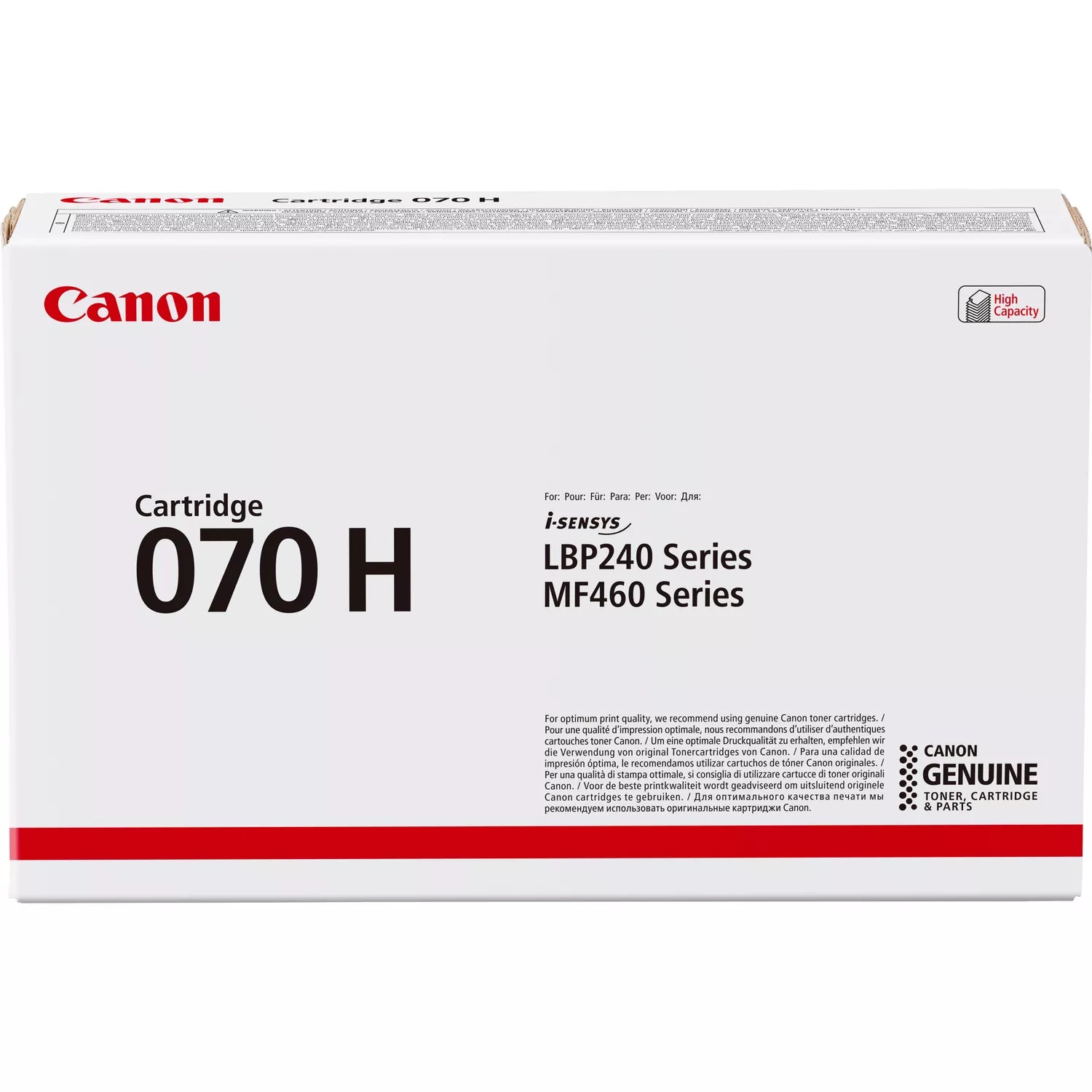 Canon Toner 070H – schwarz, 10200 Seiten
