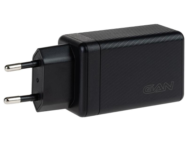 ONIT F01432 USB-Wandladegerät 65 W – USB-C×1, USB-A×1 – PD 3.1, PPS, GaN – EU-Stecker (Typ C) – Schwarz