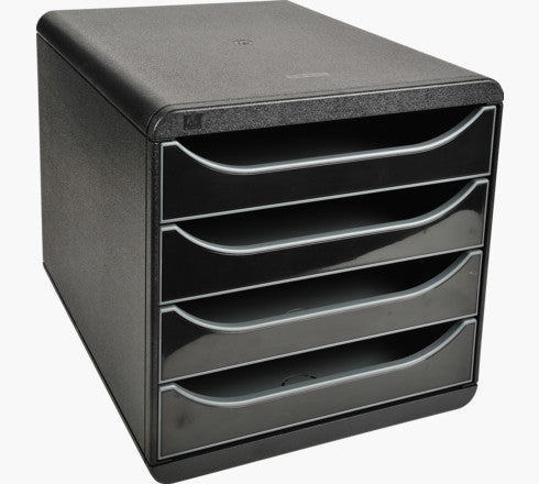 Exacompta Schubladenbox Big-Box – für Format DIN A4+ – 347 × 267 mm