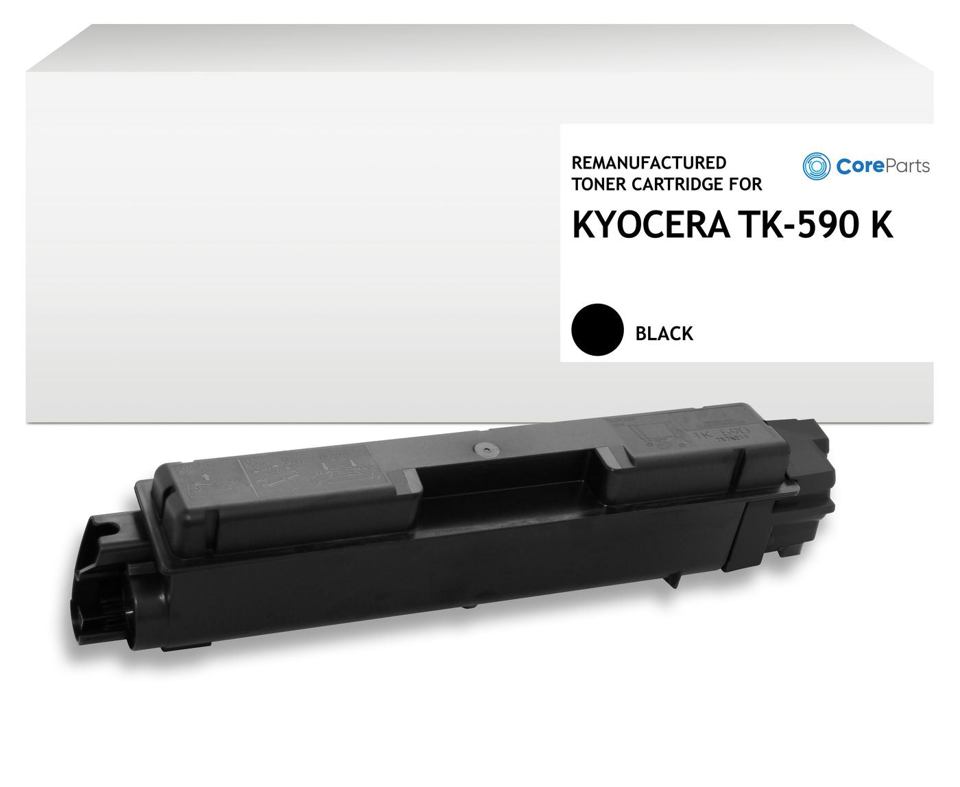 CoreParts Toner – schwarz, 12000 Seiten – für Kyocera