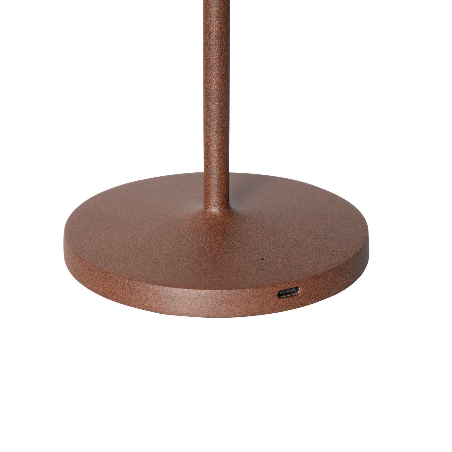 MAUL LED-Tischleuchte Nina – Akku, USB-C, Ladestation, dimmbar – 4000 K – 210 lm 3 W – Braun