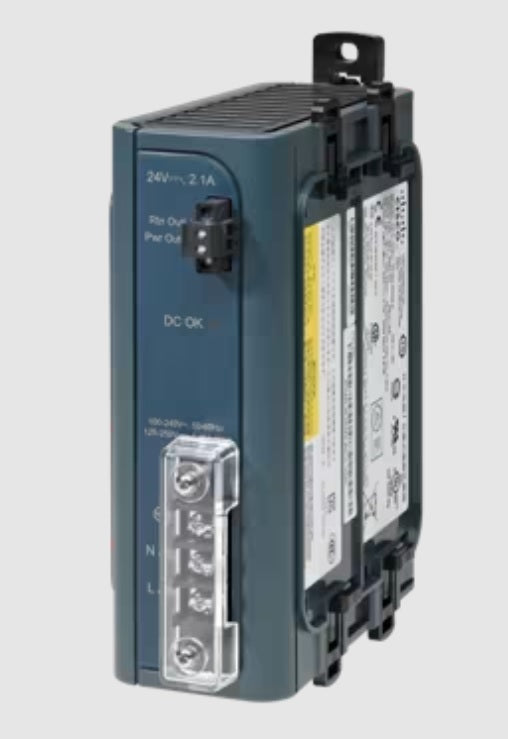 Cisco PWR-IE50W-AC-L Netzteil 50 W – 24–28 V Ausgang, AC-zu-DC, IP20 – Grau