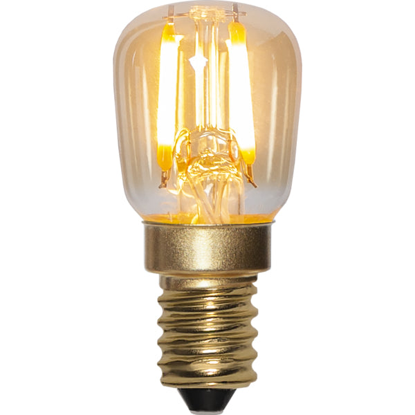 Star Trading Leuchtmittel E14 ST26 – Warmweiss 2000 K, 30 lm, 0,5 W, dimmbar – Transparent, Glas