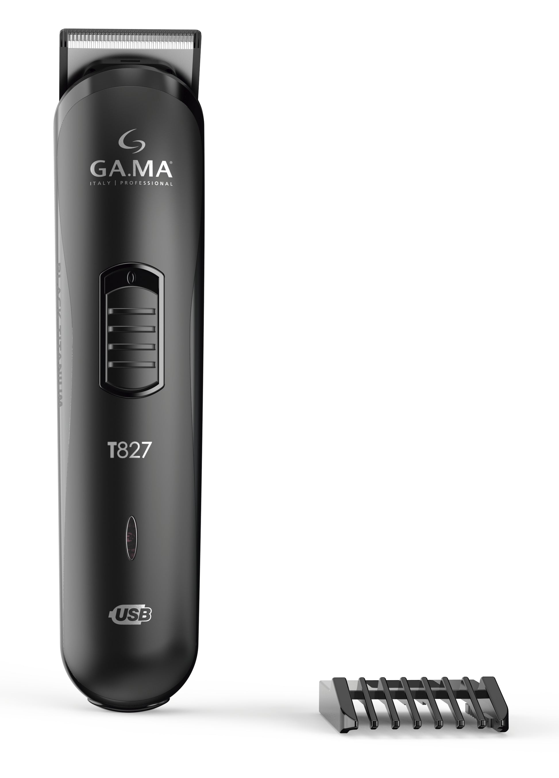 GA.MA Präzisionstrimmer T747 – Akku 45 min, Titanmesser – Schwarz