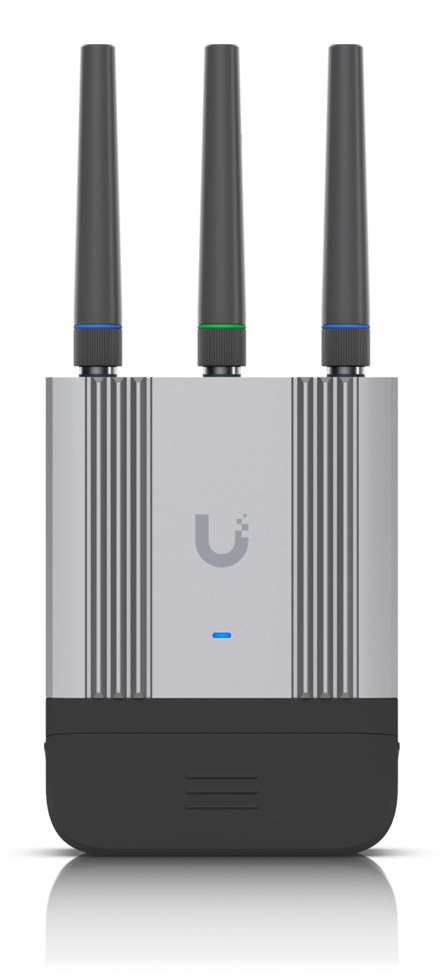 Ubiquiti LTE-Router, Wi-Fi 4, Einzelband 2,4 GHz, bis 300 Mbit/s, 4G (Cat 4), Nano-SIM, 2x RJ-45 (1G), PoE