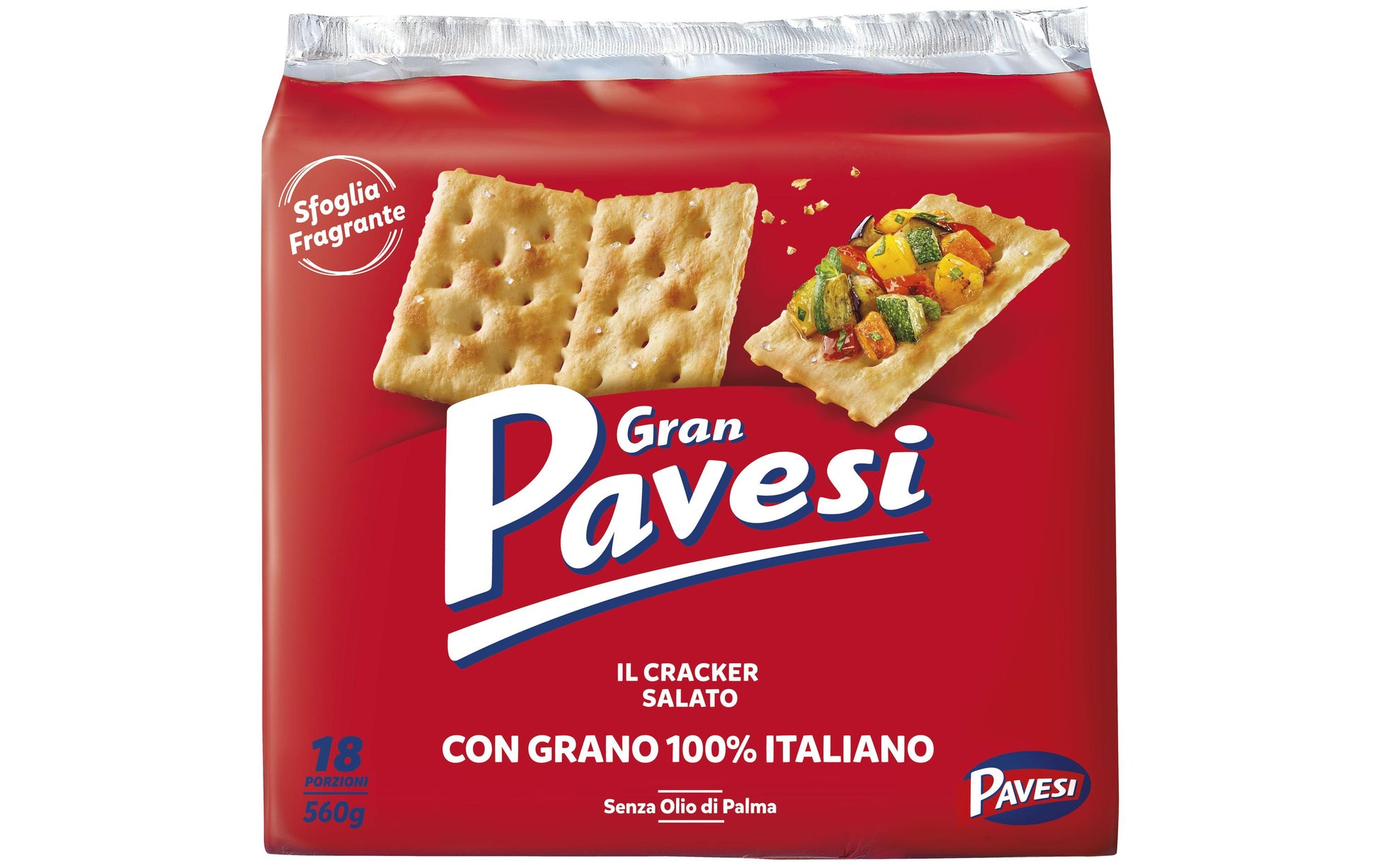 Gran Pavesi Cracker – gesalzen – 560 g