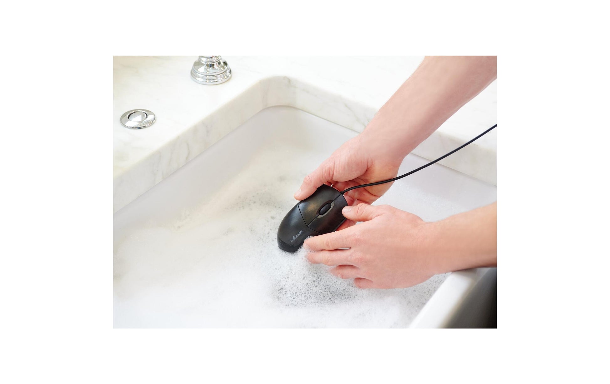 Kensington Pro Fit Hygiene-Maus – kabelgebunden, abwaschbar/desinfizierbar