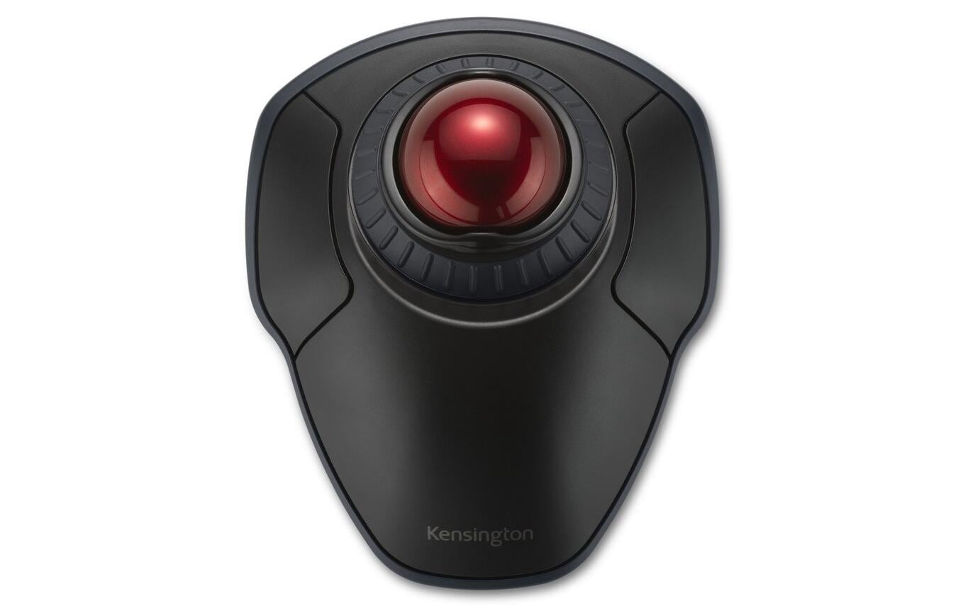 Kensington Orbit mit Scroll-Ring Trackball – kabellos, schwarz