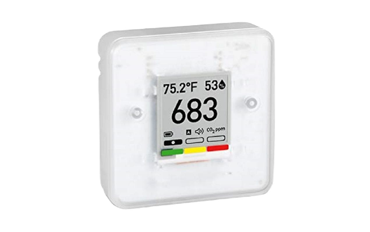 Aranet Luftqualitätssensor – CO2, Temperatur/Feuchtigkeit – Bluetooth – Innenbereich