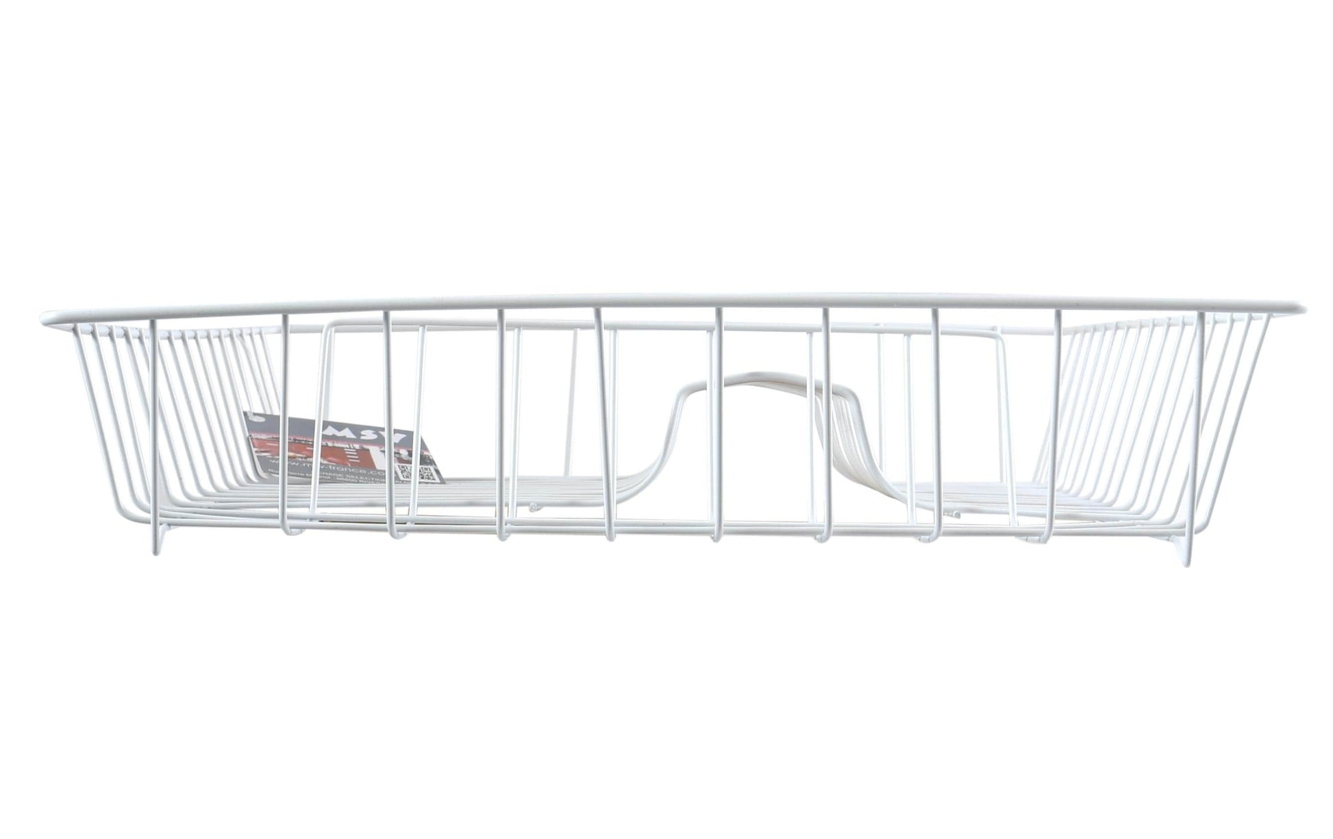 MSV Abtropfgestell 43 × 34 × 7,5 cm, Edelstahl, weiss matt