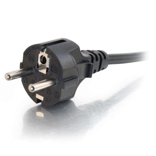 DELL Netzkabel – Schuko (Typ E/F) – IEC C13, 2 m, Schwarz