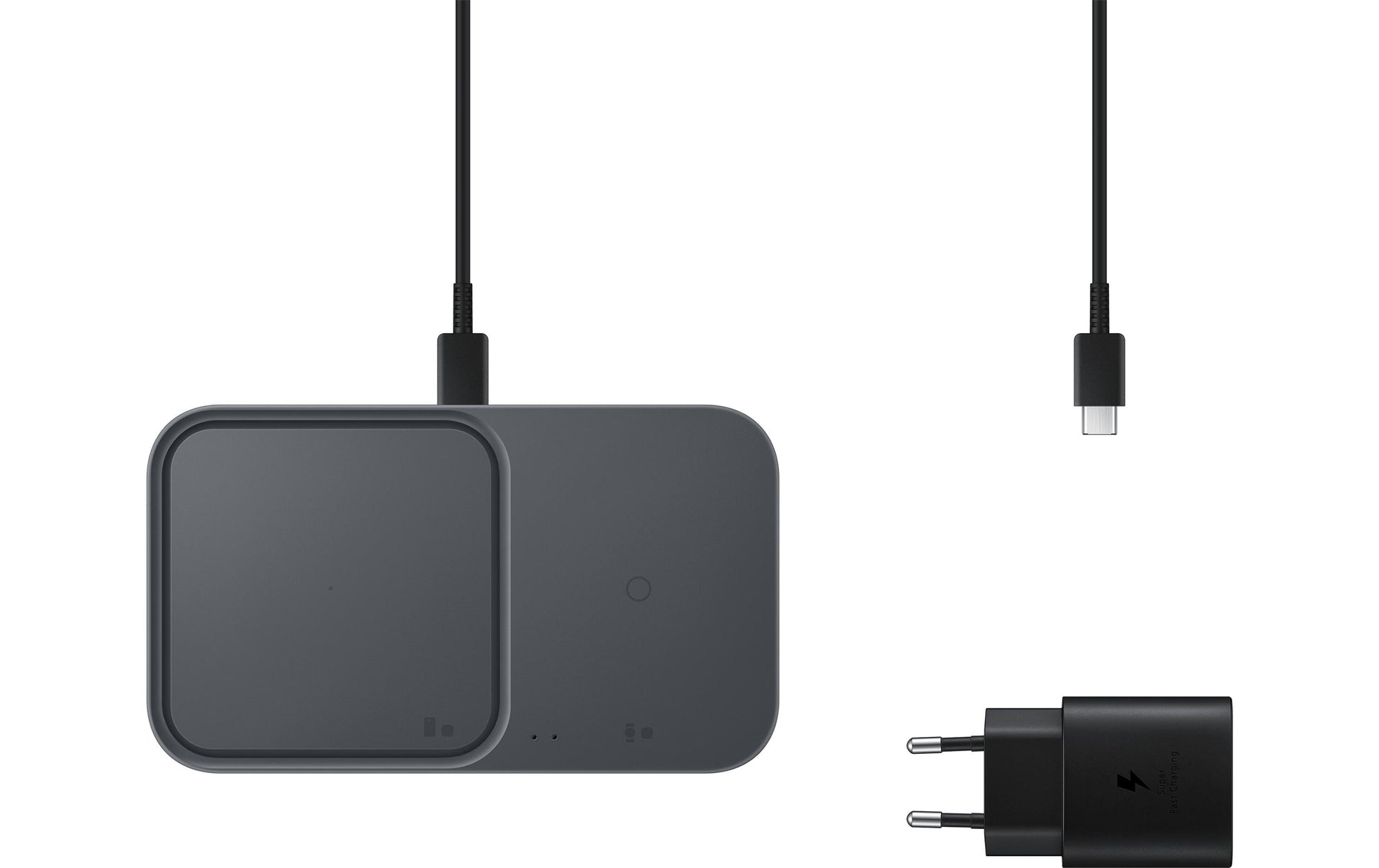 Samsung EP-P5400 Ladegerät – 15 W, Duo – für Kopfhörer, Smartphone, Smartwatch
