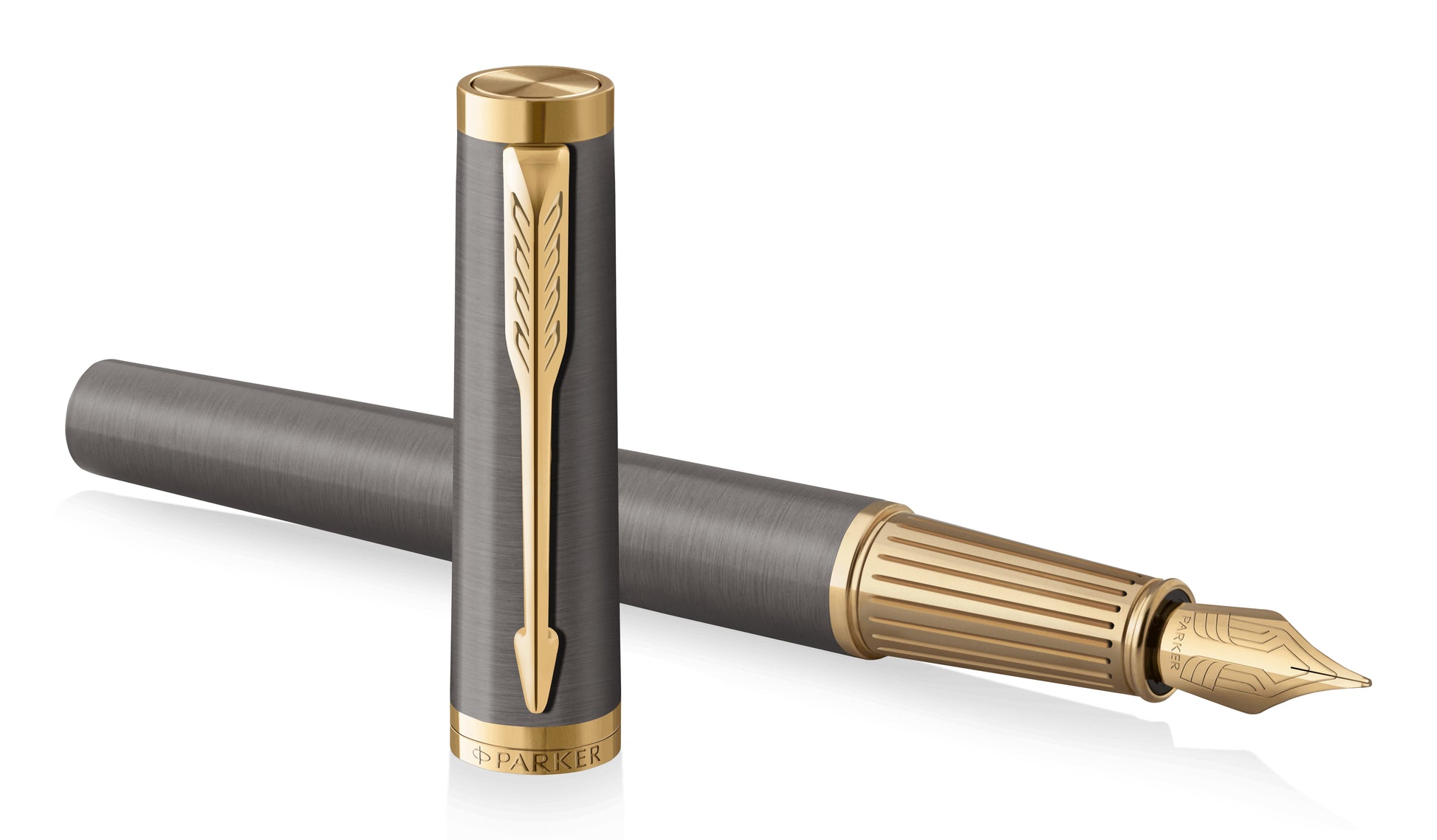 Parker Ingenuity – Füllfederhalter – M – Grau – Geschenkbox